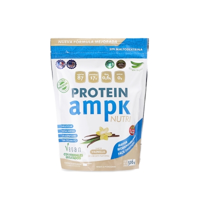 Suplemento Nutricional Ampk Nutri Vegan Protein Vainilla x506gr