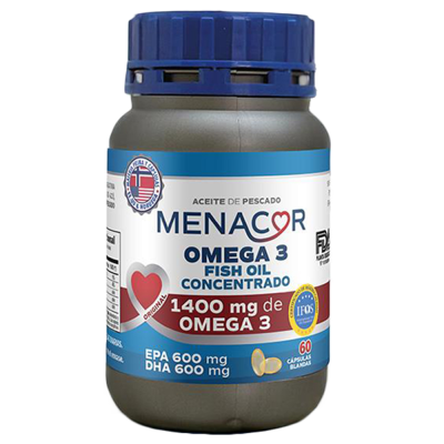 Menacor Omega 3 Concentrado x 60 Capsulas Blandas