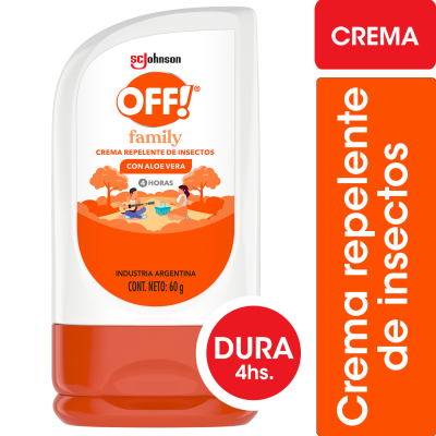 Repelente Para Mosquitos Off Family Crema x60gr