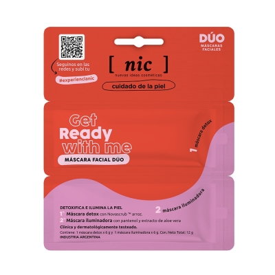 Mascara Facial Duo Nic Get Ready With Me x12gr