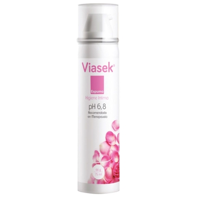 Viasek Espuma x75ml pH 6.8 Para Menopausia