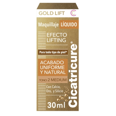 Maquillaje Liquido Cicatricure Gold Lift Medium x30ml