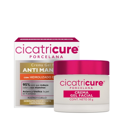 Gel Facial Cicatricure Porcelana crema x50gr