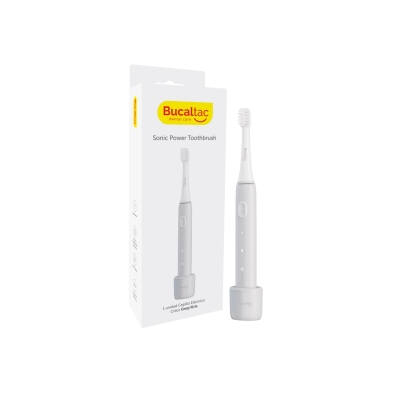 Cepillo Dental Bucal Tac Sonic Power Tootbrush Electrico Gris