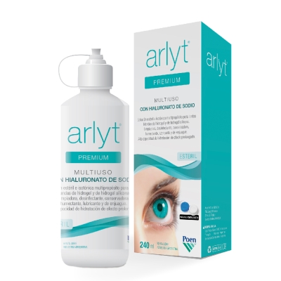 Arlyt Premium Solución Multiuso con Hialuronato x 240 ml