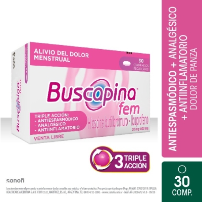 Buscapina Fem comprimidos x 30