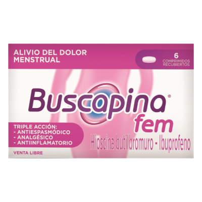  Buscapina Fem x 6 Comprimidos