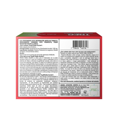 Treg Doble Acción Blister Antiácido x 14 Comprimidos