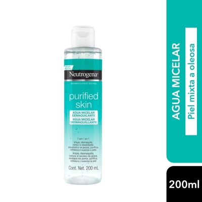 Agua Micelar Neutrogena Purified Skin x200ml