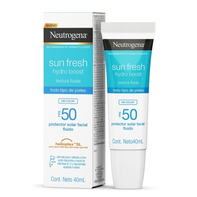  Protector Solar Neutrogena Hydro Boost Sin Color FPS50 x40ml