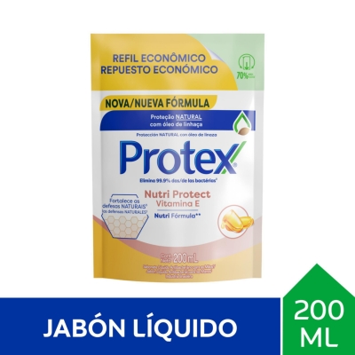 Jabon Liquido Protex Vitamina E Doypack x200ml