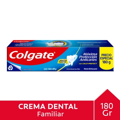 Pasta Dental Colgate Máxima Protección Anticaries x180gr