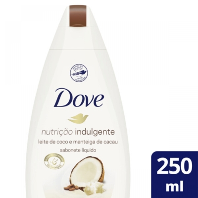 Jabón Liquido Dove Leche De Coco x250ml