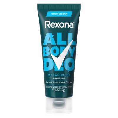Desodorante En Crema Rexona AllBody Ocean Rush x75gr
