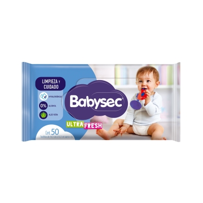 Toallas Humedas Babysec Ultra Fresh X 50U