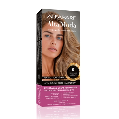 Coloracion Alta Moda 8 Rubio Claro