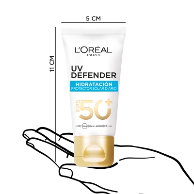Protector Solar Facial Loreal Uv Defend Hidratacion Intensa FPS50 x40gr