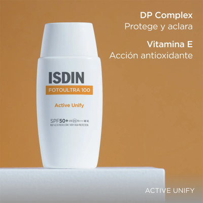 Isdin Foto Ultra Active Unify Solar FPS50+ x 50 ml 