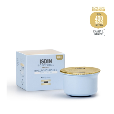 Crema Facial Isdinceutics Hyalu Moisture Seca refill x 50 gr