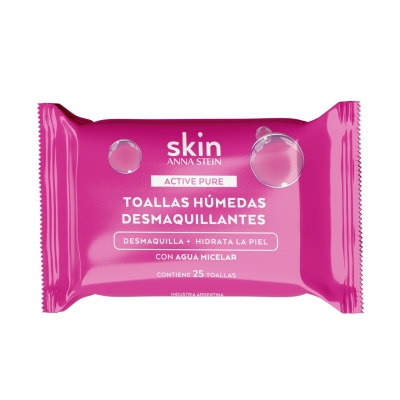Toallitas Desmaquillantes Anna Stein C/Agua Micelar