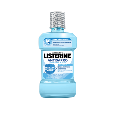 Enjuague Bucal Listerine Antisarro Sin Alcohol x250ml