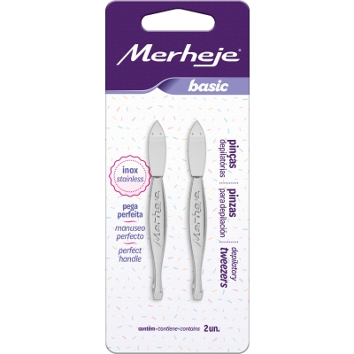 Pinza Depilatoria Merheje De acero inox x2un
