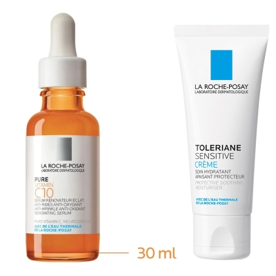 Combo VITAMIN C10 + TOLERIANE SENSITIVE