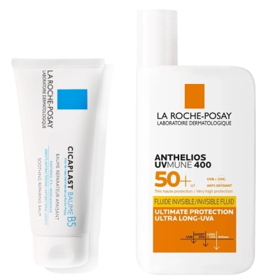 Cicaplast Baume B5 x100ml Anthelios + Uv Mune Invisible x50ml