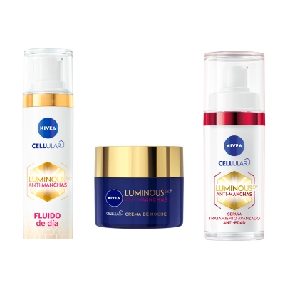 Rutina Nivea Luminous con serum Anti-edad