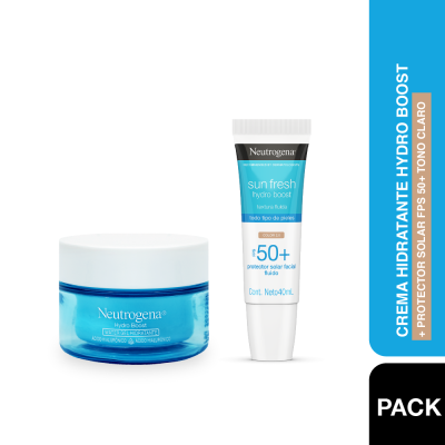 Kit Neutrogena básico Rutina Hydro Boost – Tono Claro