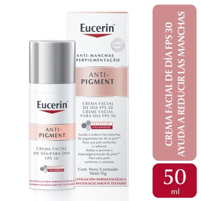Combo Eucerin ANTI-PIGMENT Sérum facial + Crema de día con FPS30 + Crema de noche