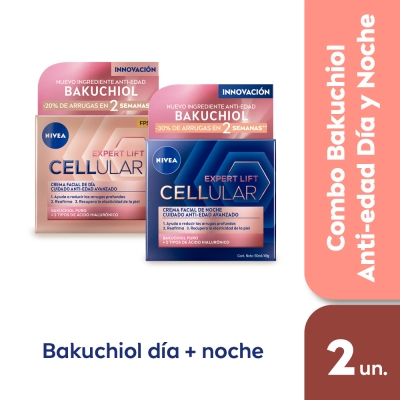 Combo NIVEA Cellular Lift Expert Crema facial de día FPS 30 + Crema facial de noche x 50 ml