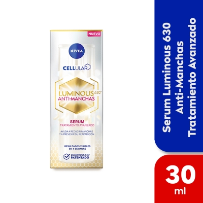 Combo NIVEA Protector solar facial Invisible Daily Fluid x 40 ml + Serum antimanchas Luminous630 Tratamiento avanzado x 30 ml