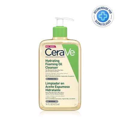 Aceite Limpiador Cerave Espumoso x 473 ml