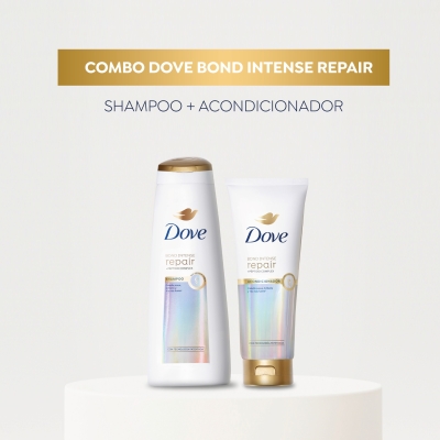 Rutina Shampoo + Acondicionador Dove Intense Repair