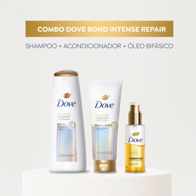 Rutina Shampoo + Acondicionador + Óleo Dove Intense Repair