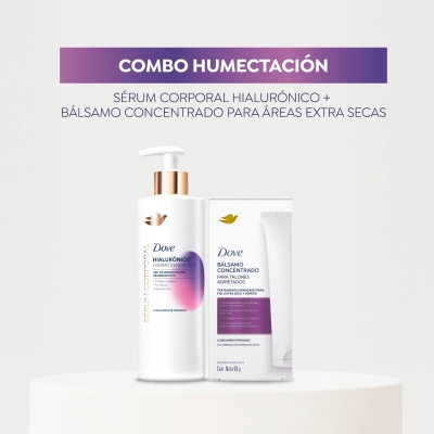 Rutina Dove Corporal Humectación Hialuronico