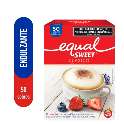 Edulcorante Equalsweet x50 Sobres