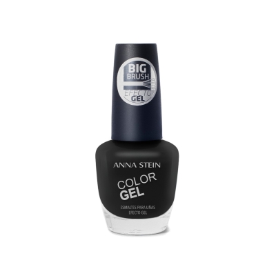 Esmalte Anna Stein Color Gel 10 Negro