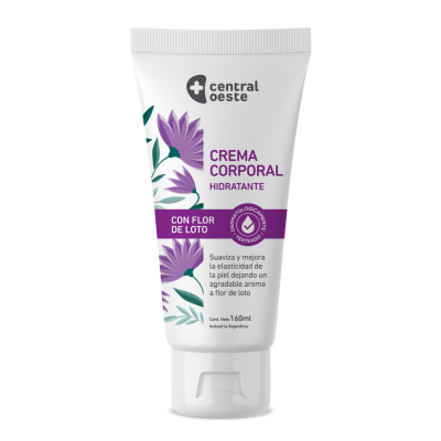 Crema Corporal Central Oeste Flor de Loto x160ml
