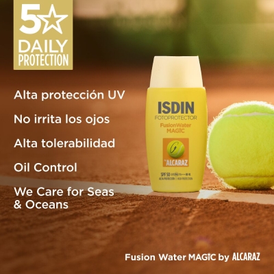Protector Isdin Fusion Water Magic Alcaraz  FPS50 x 50 ml