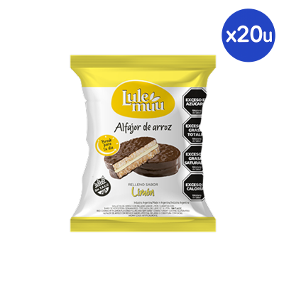 Combo Lulemuu Oblea Limu Relleno De Limon x20 Unidades