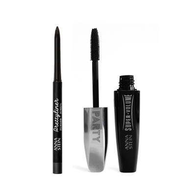 Combo Anna Stein Delineador de Ojos Prettyliner + Mascara Volume Party