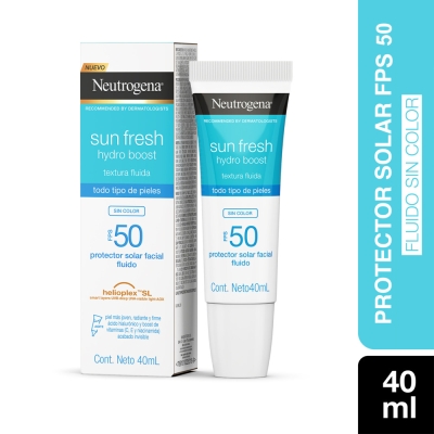  Protector Solar Neutrogena Hydro Boost Sin Color FPS50 x40ml