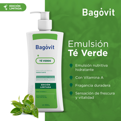 Emulsion Bagovit Te Verde Edicion Limitada x350gr