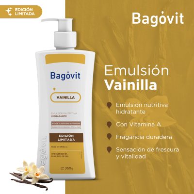 Emulsion Bagovit Sweet Vainilla Edición limitada x350gr