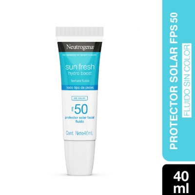  Protector Solar Neutrogena Hydro Boost Sin Color FPS50 x40ml