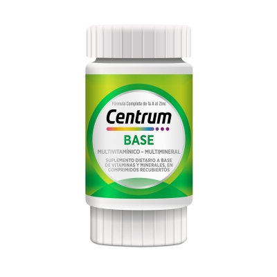 Suplemento Vitaminico Centrum Base x60cmp