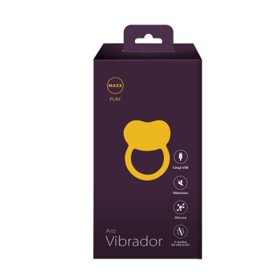 Kit Maxx play aro vibrador