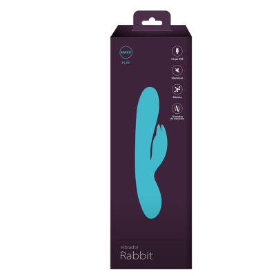 Kit Maxx play vibrador rabbit